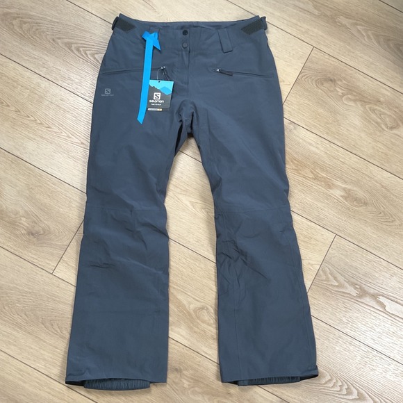 Salomon Pants - Salomon Edge Pant W Ebony Women's Size Medium Short Ski Snow Pants NEW